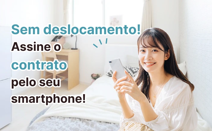 Sem deslocamento! Assine o contrato pelo seu smartphone!