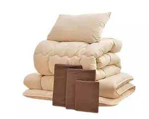 Cross House rental futon set (comforter, mattress, pillow, cover)