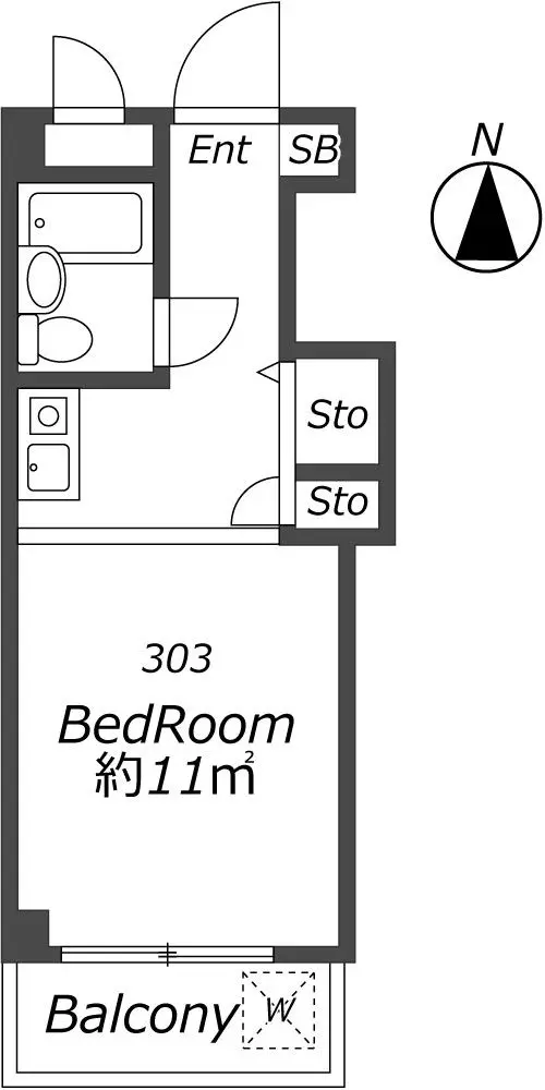 AP501 Space Chateau Nakatsu 303 1