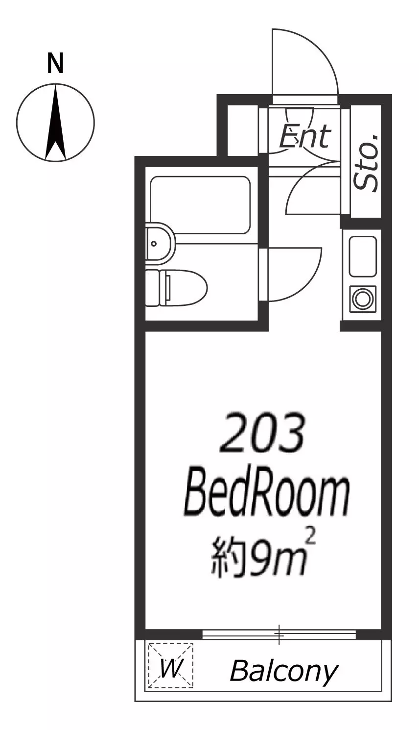 Ap563 AP563 Maison de Blancheval 203 - Tokyo Student Accommodation | uhomes.com